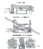 Almond shelling machine