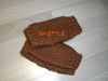 Ladies acrylic fingerless knitted glove