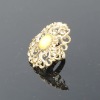 Fashion crystal/rhinestone alloy zinc ring