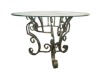 wrought iron craft table cj008/ iron craft coffee table