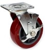 Heavy duty pu(nylon) side mount wheels casters castors top plate