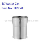 Stainless steel waste bin/ bathroom waste can/open top dustbin