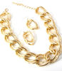 Chunky chain necklace set jewelry