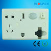 International standard LED socket with telephone port