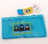 PVC Blue pencil bag