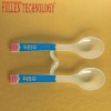 Double-shot molding (different color) plastic spoon