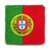 Portugal Country Flag Cotton Sweatband