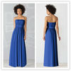 newest backless off-shoulder floor-length chiffon blue prom dresses