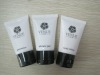 30ml white shiny plastic tubes with OEM logo printing for hotel shampoo