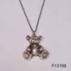 fashion bear pendant necklaces F13159