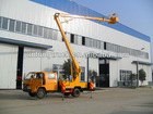 Hydraulic ladder with vehicle