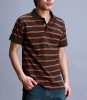 striped pattern100%cotton men's t-shirt