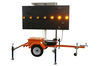 Led light Solar Arrow Board with trailer