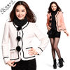 Snap closure short korean cute jacket 86086