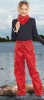 Girls red hot taped waterproof pants