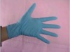 Powder free blue disposable nitrile gloves