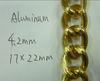 yiwu zuohua aluminum chain for jewelry handbag