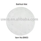 Eco-friendly Round PVC foam bathtub mats