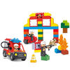 Educational fire-fighting blocks set for children