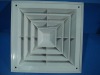 Plastic square air ceiling diffuser for ventilation