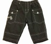 Fashion poplin cotton pants for boys children