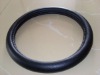 Leather steering wheel cover