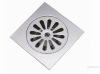 High quality 7*7 zinc alloy floor drain with lock