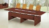 modern conference table, boardroom table, wooden meeting table