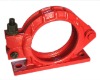 DN125 Concrete Pump Clamp coupling with mounting bracket--screw coupling