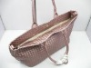 Woven Leather Handbag