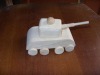 paulownia wood train with 4 wheels wooden craft