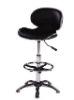 Contemporary bar stool with wheels A-W104