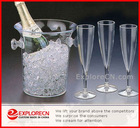 Promotional ice bucket champagne