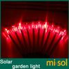 10pcs/lot Stainless steel solar garden light lamp, Red color, Christmas lamp, solar lawn lamp