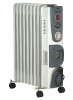 Oil heater with fan heater and 24 hours timer