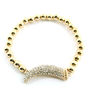 2013 hot selling artificial jewelry ivory shape fashion beads chain bracelets 2013 fashion bangle