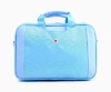 15" blue polyester laptop briefcase