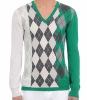 100%cotton Man intarsia sweater