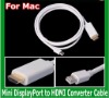 1.8M/3M Mini Displayport To HDMI male ThunderBolt Adapter Cable For APPLE Mac