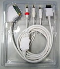 2in1 cable(scart cable +S AV cable) for WII, Game accessories, Game parts