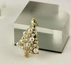 Wholesale vogue christmas trees and pearl design brooches for men