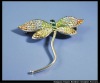 Crystal Dragonfly Pins Colorful Insect Pin Brooch