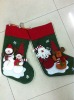 32127 Green Christmas decoration Xmas socks New year gift