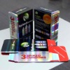 Offset printing hologram holographic paperboard packing box