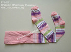 kids custom design knitting striped jacquard girls cotton tights/pantyhose