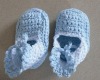 Baby's 100%Soft Cotton Crocheted Shoes