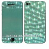 for iPhone 4S Color Plated Screen Protector- Water cube design