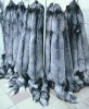 silver fox fur raw fur material for collar clothing and garments