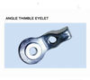 Angle thimble eyelet