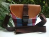 Lady Fashion-- Plaid Canvas Shoulder Digital Camera Bag